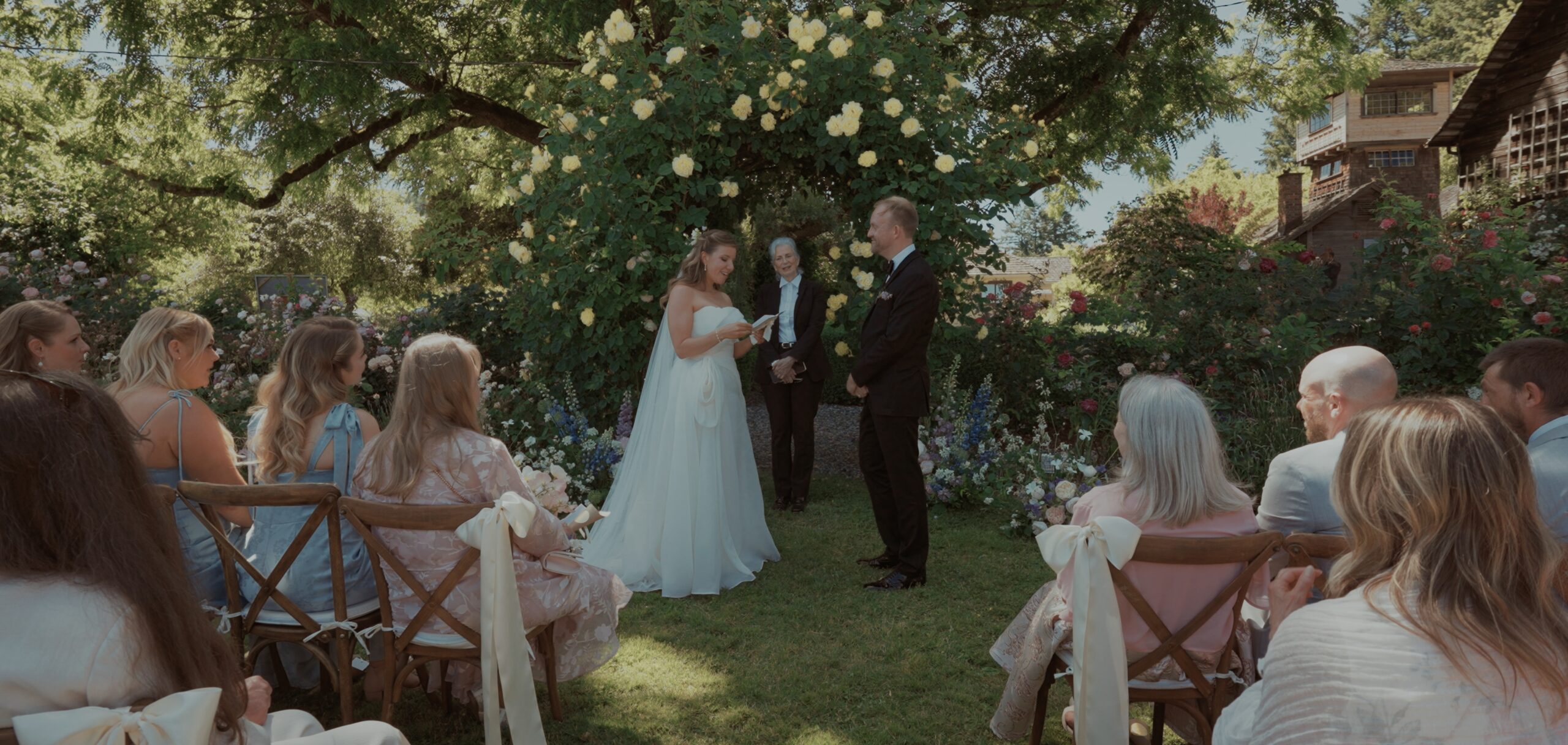 Wedding Ceremony at Starling Lane Vineyard